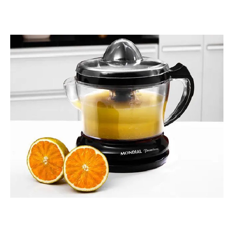 Espremedor Laranja Limão Elétrico Mondial Turbo Citrus 127 V - R$ 109,99