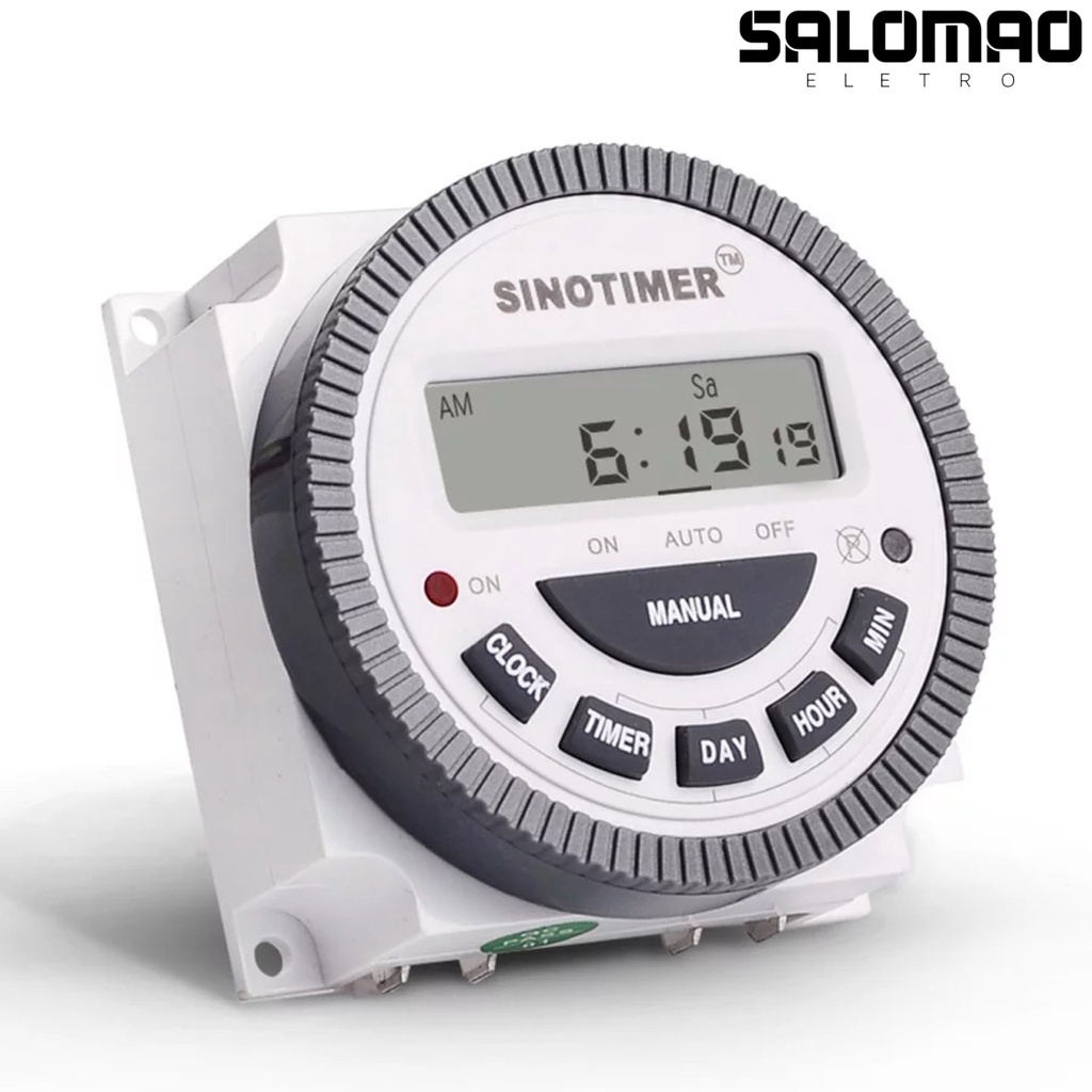 Timer Temporizador Digital SINOTIMER 220V 30A 5000W Shopee Brasil