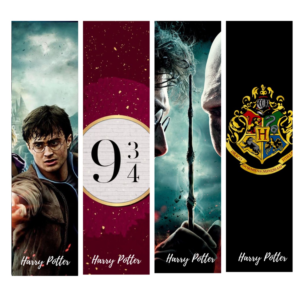 MARCADOR DE PÁGINA Harry Potter Marca Página Personalizado | Shopee Brasil