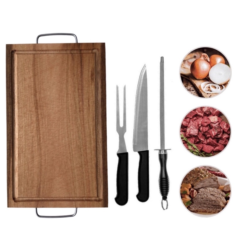 Kit Churrasco Tábua de Carne