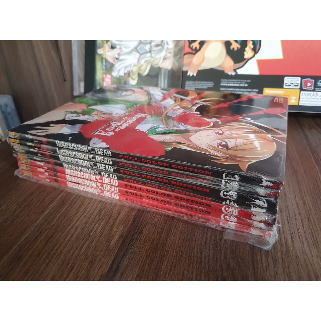 Manga High School Of The Dead Completo Lacrado Vol 1 A 7 - Escorrega o Preço