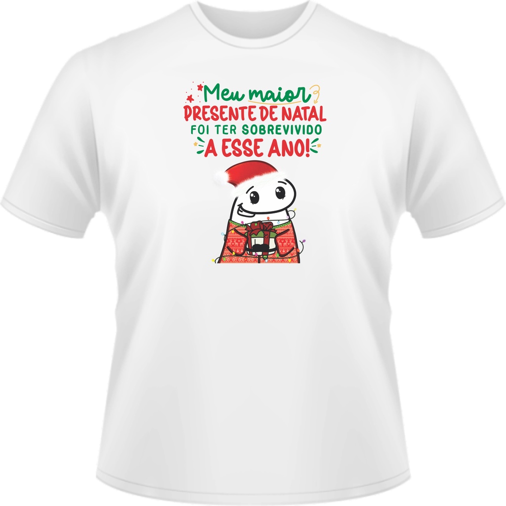 Camisa Camiseta Florks Meme Presente de Natal