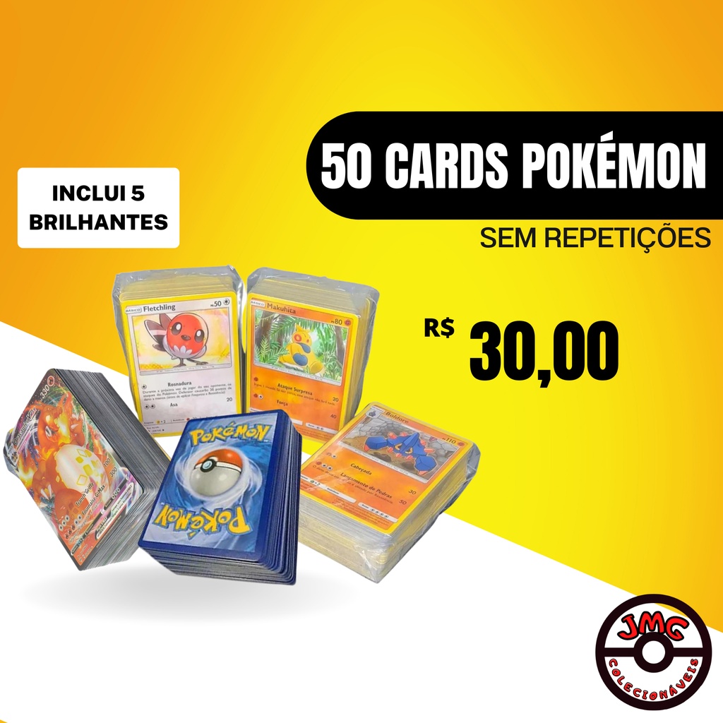 Lote Cartas Pokemon TCG Origem Perdida 50 unidades com 5