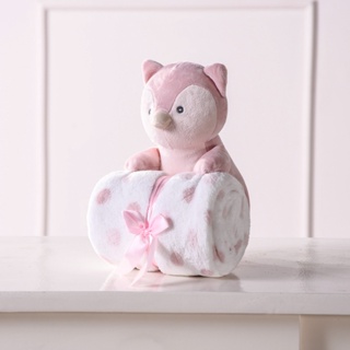 Bichinho de Pelúcia com Manta 26cm Bebê LILLY - Bene Casa - Estilo