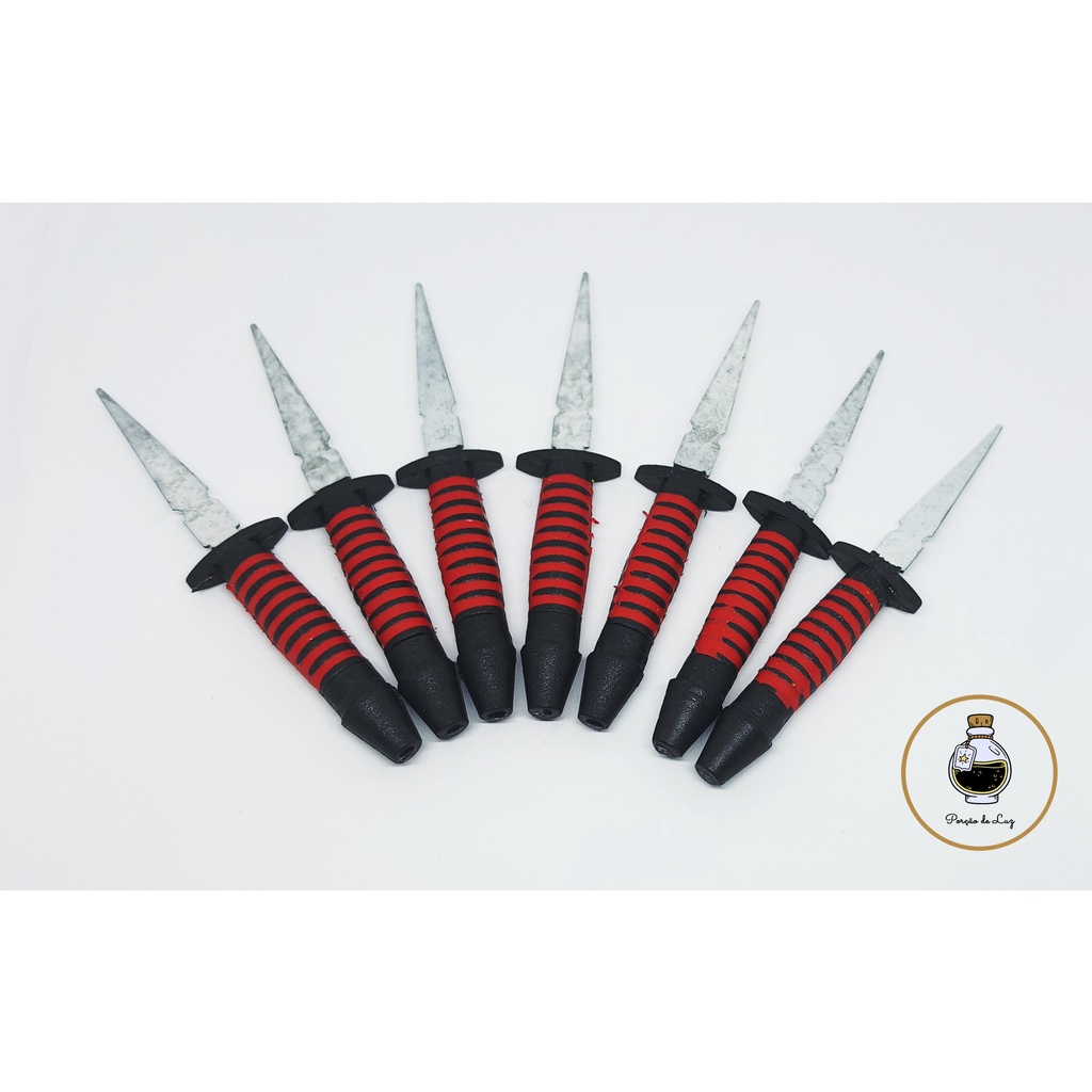 Punhal Preto e Vermelho - Para Uso Religioso - Ritual/Firmeza ...