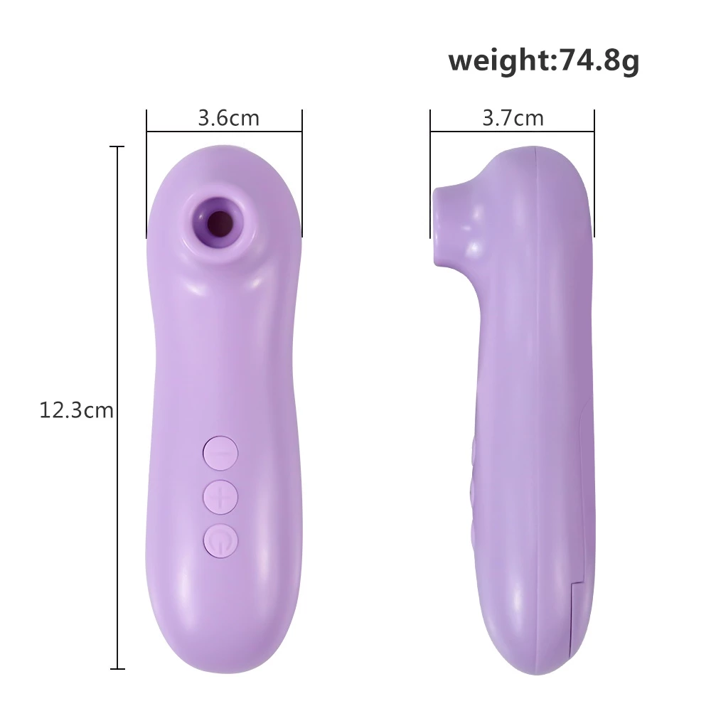Vibrador Estimulador Succionador Clitoriano Vagina Succión Chupa Clítoris