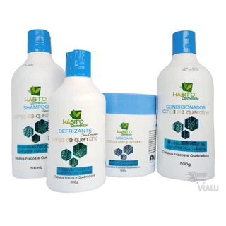 Kit Carga de Queratina Hábito Habito Cosmeticos ( 4 produtos )