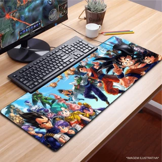 Mouse Pad Gamer 65x32cm Estampa Anime DBZ 503