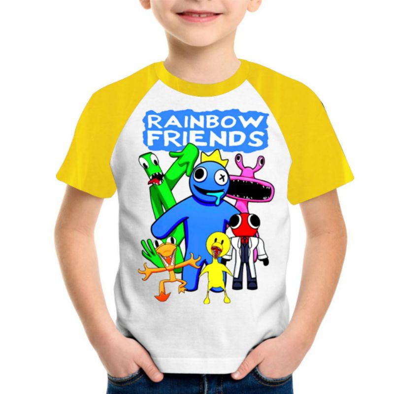 Camiseta Rainbow Friends Jogo Roblox Turma em Promoção na Americanas