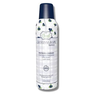 Desodorante Aerosol Blueberry Giovanna Baby Com Agente Hidratante 150ml