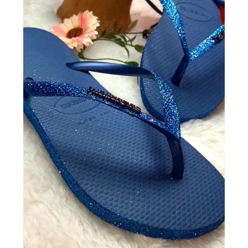 Havaianas Glitter Slim Sparkle Produto Original garanta o seu | Shopee ...