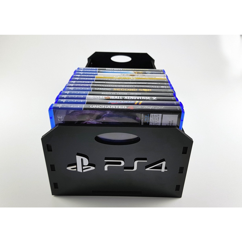 Porta jogos e controles case PS5 (30 Jogos e 2 controles)