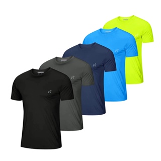 Kit 5 Camiseta Dry Fit Masculina Treino Exercícios Corrida Esportes
