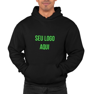 Moletom Personalizado Casaco Abrigo Escolha sua Estampa Logotipo