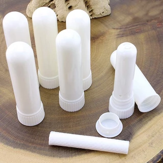 Kit 10 Tubo Inalador Nasal C/ Refil Cheiro De Nariz Aromaterapia