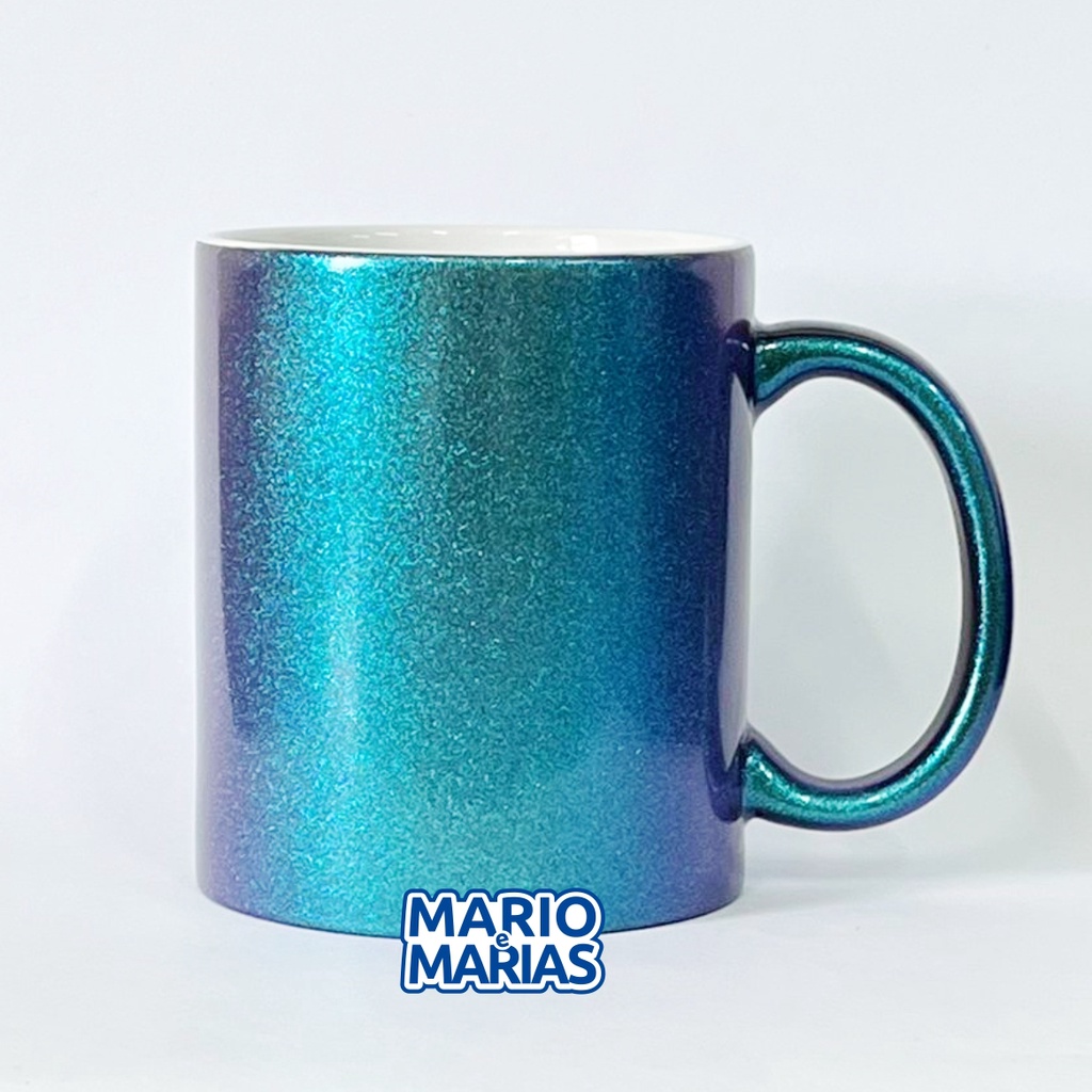CANECA MÁGICA PEROLADA - CERAMICA - 325 ML - MAGICA PARA SUBLIMAÇÃO *NOVIDADE