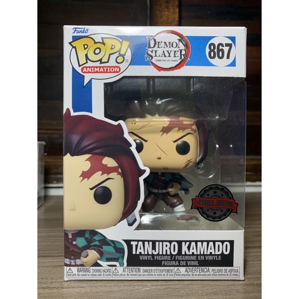 Figurine Funko Pop Tanjiro Kamado Demon Slayer #867 - Neuf - Collection Anime