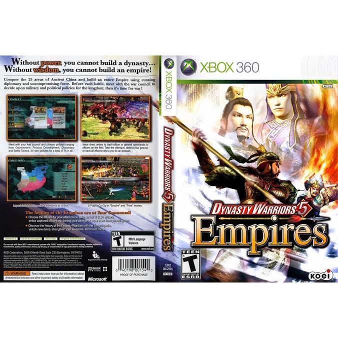 Dynasty warriors hot sale 5 xbox