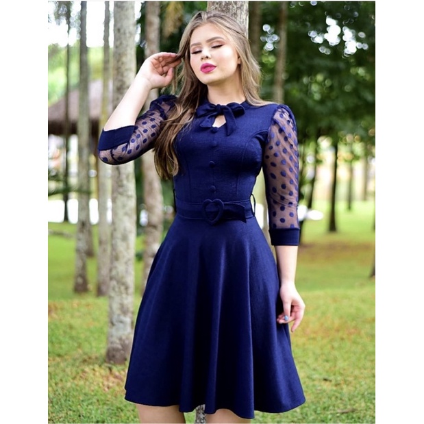 Vestido best sale social senhora