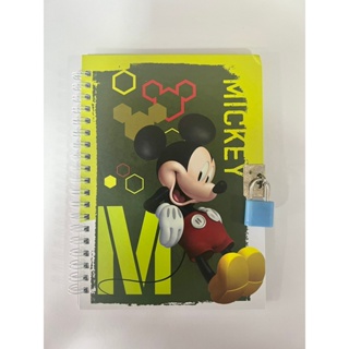Diário Infantil Mickey Mouse Disney Capa Dura Com Cadeado VMP