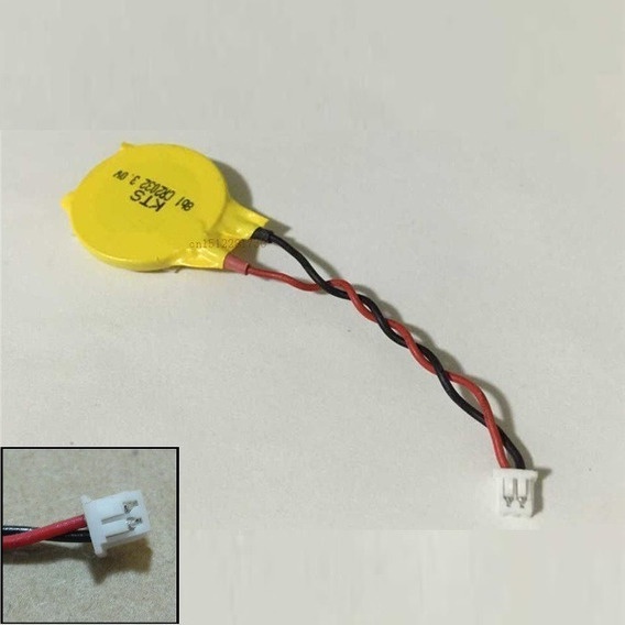 Bateria Bios Placa Mãe Cr2032 3 V Cmos Setup Conector