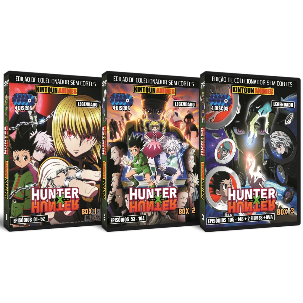 DVD Hunter X Hunter Versão Remake Série Completa | Shopee Brasil
