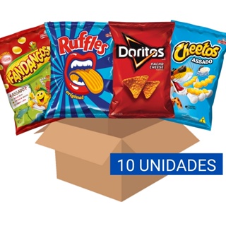 10 Salgadinho Cheetos Requeijão 22g Elma Chips