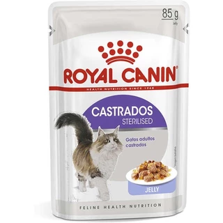 Ração Úmida Royal Canin Sterilised Jelly para Gatos Adultos Castrados 85g