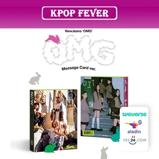 [WEVERSE/YES24 POB] NEWJEANS-OMG [Cartão De Mensagem ver .] Novo Álbum De Inverno De JEANS CD Fotolivro Fotográfico Selado