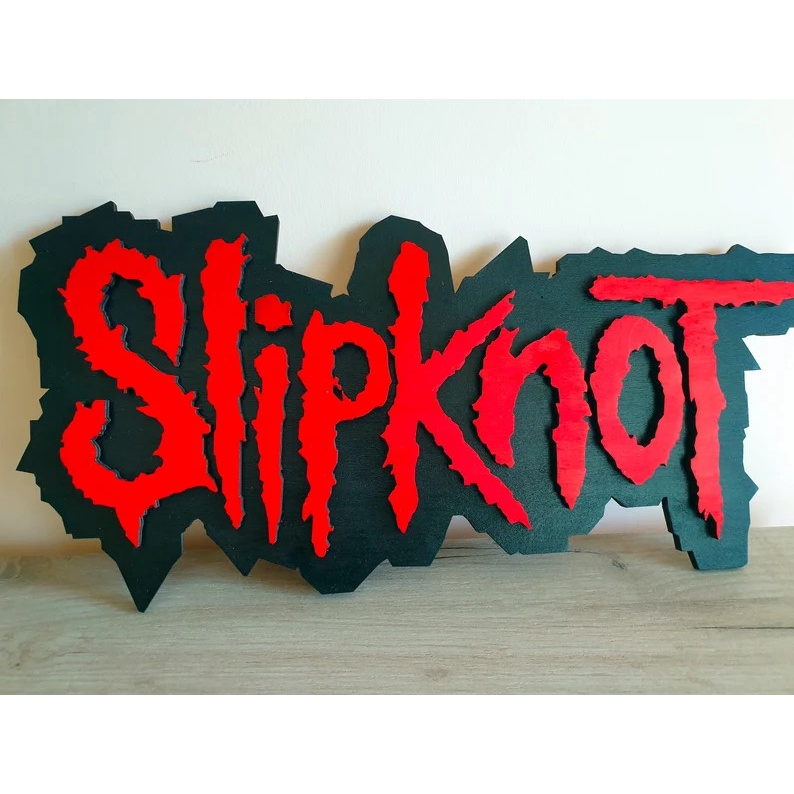 Placa Decorativa Alta Camada mdf 6mm Rock Slipknot | Shopee Brasil