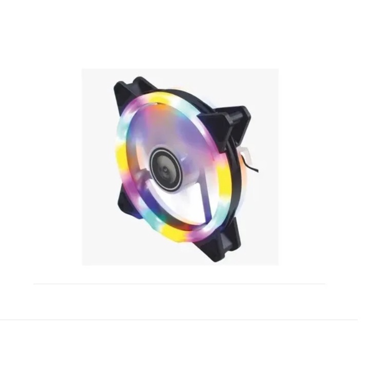 Cooler Fan Gamer 12cm Com Led Rgb Cl-130c Hoopson | Shopee Brasil
