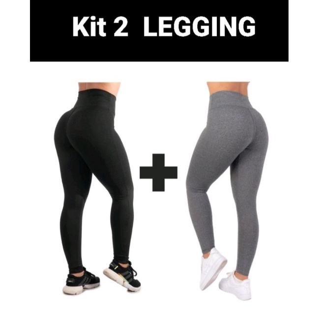 Calça Legging PREMIUM Feminina Preta Grossa Dia A Dia Valor De