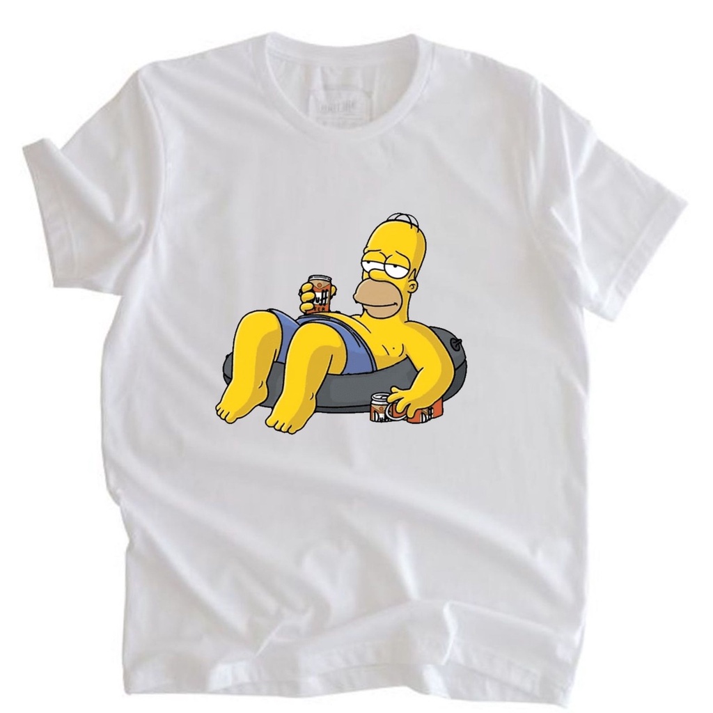 Camisa Unissex Camiseta Dos Simpsons Homer Shopee Brasil 6868