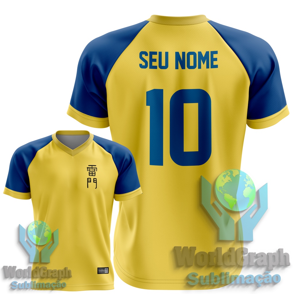 Camiseta Inazuma Eleven Cosplay Raimon (Super Onze) Shopee Brasil