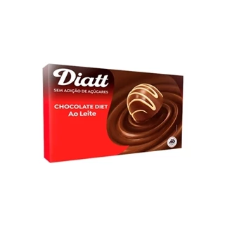Barra De Chocolate Diet Ao Leite 500g - Diatt