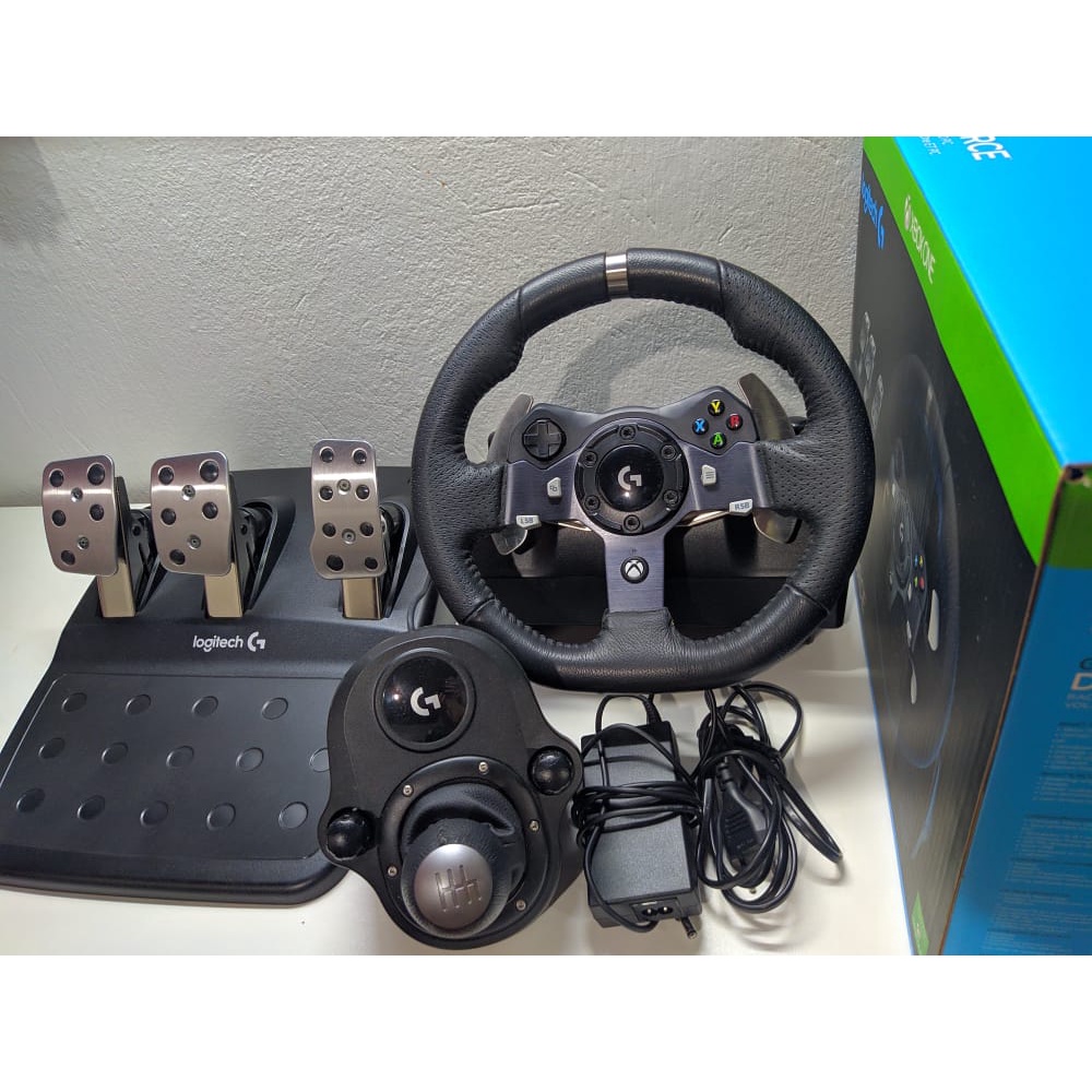 KIT Volante LOGITECH G923 Palanca Pedales XBOX Series X GAME PASS