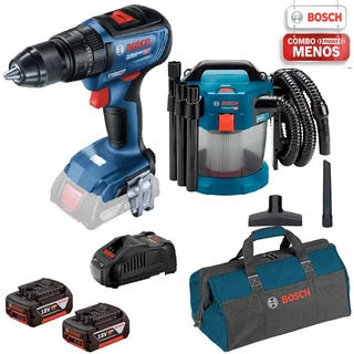 Parafusadeira Furadeira 18v + Aspirador 18v Gas18v-10l Bosch