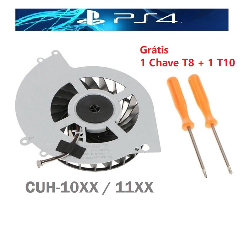Ventoinha Cooler Interno Fat Ps4 Cuh-10xxa 11xxa 1000 1100 PlayStation 4