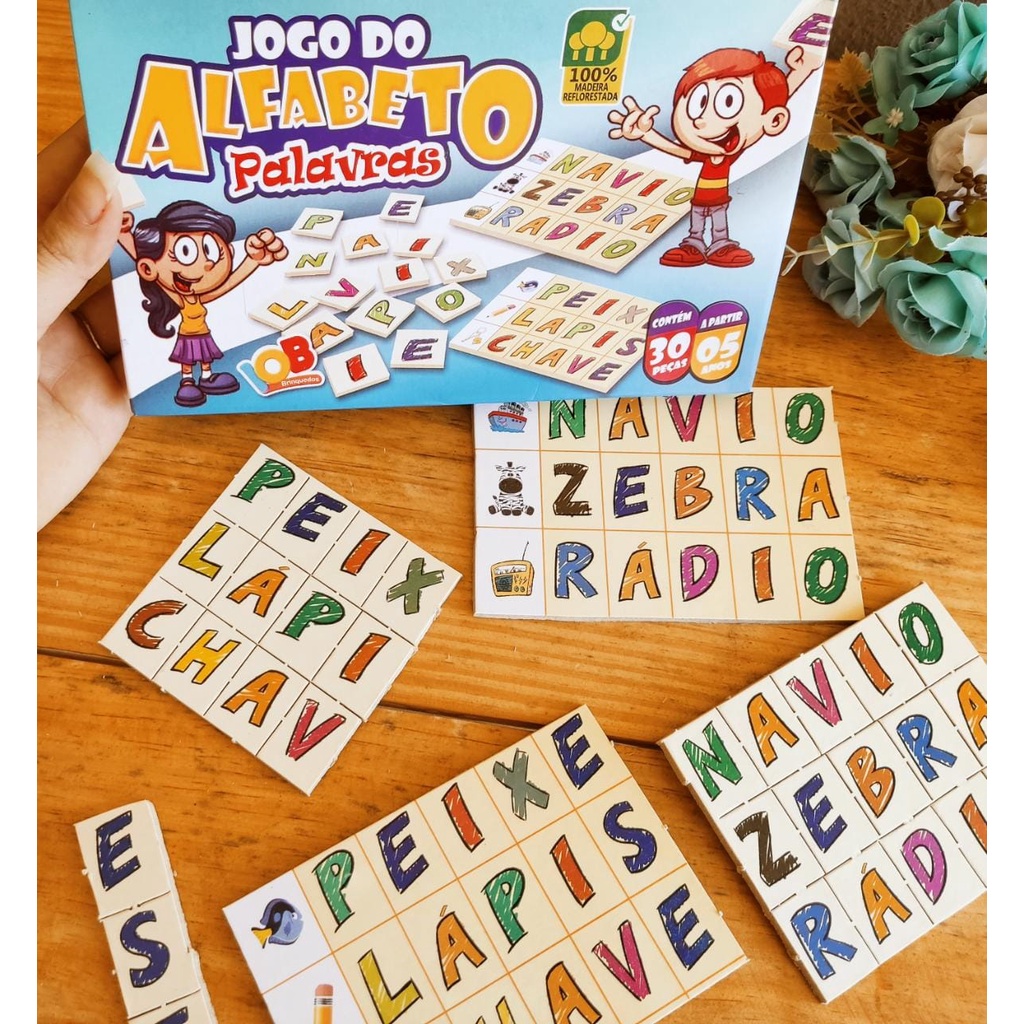 Jogo do Alfabeto Letras Educativo - IOB BRINQUEDOS C06 - Tem Tem Digital -  Brinquedos e Papelaria, aqui tem!