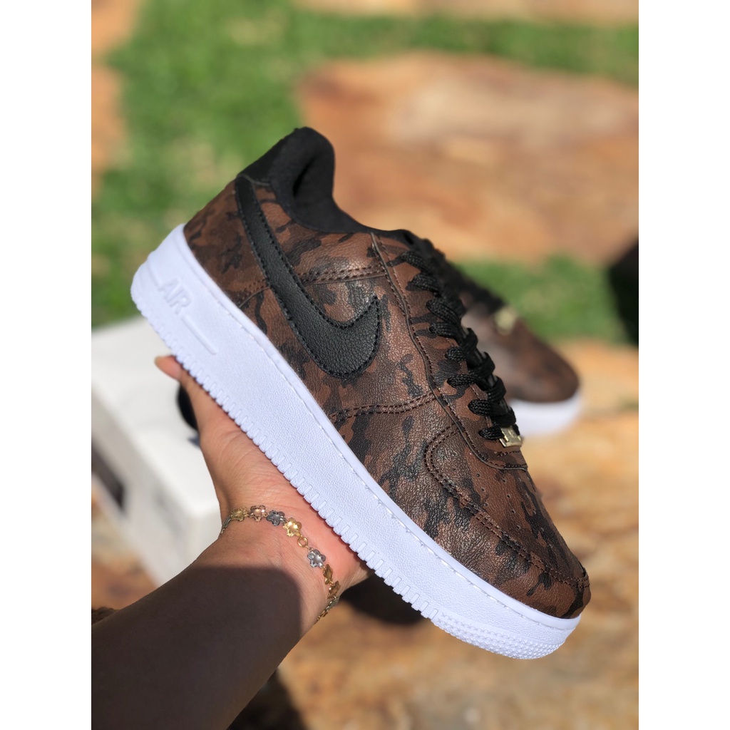 Tenis nike air force 2024 camuflado