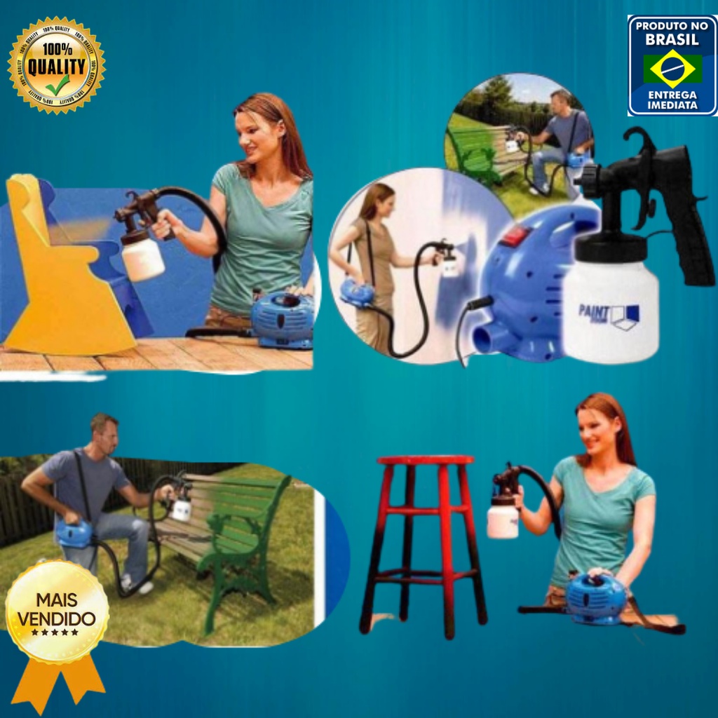 Pulverizadora Pintura Paint Zoom 110V Shopee Brasil
