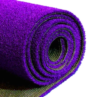 Tapete Grama Sintética Artificial 2,00m x 0,50m Cor Roxo Decoração Festas Eventos Jardim Pisos One Grass