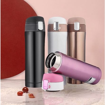 Garrafa MOD1 500ml Termico Aço Inox Inquebrável, Garrafa Agua Escolar / Família / Escritório
