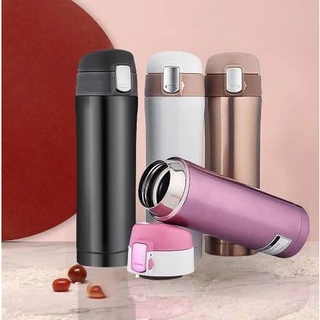 Garrafa MOD1 500ml Termico Aço Inox Inquebrável, Garrafa Agua Escolar / Família / Escritório