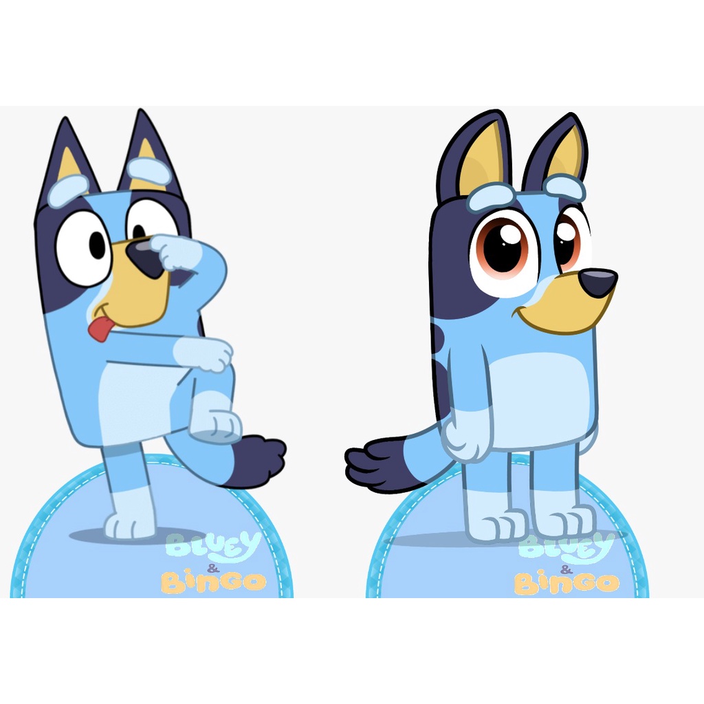 bluey e bingo kit decoração de festa infantil 4 display de mesa 20cm ...