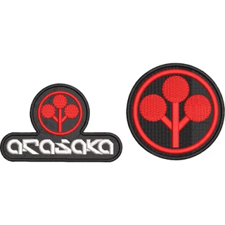 Patch bordado ARASAKA cyberpunk 2077 termocolante