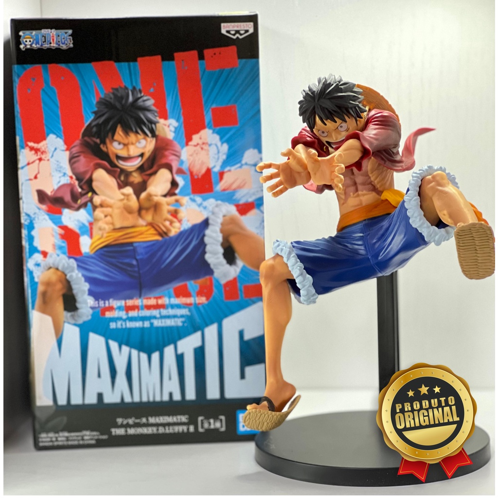 Action Figure - Kit 2 Akuma no mi (Gomu - Goro) - One Piece - Anime Figure  - Mangá - Colecionavel de anime - Otaku - Luffy - Figuras de ação 