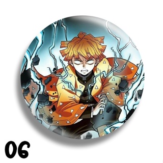 Bottom Kimetsu no Yaib: Demon Slayer Zenitsu Button 3,5 cm