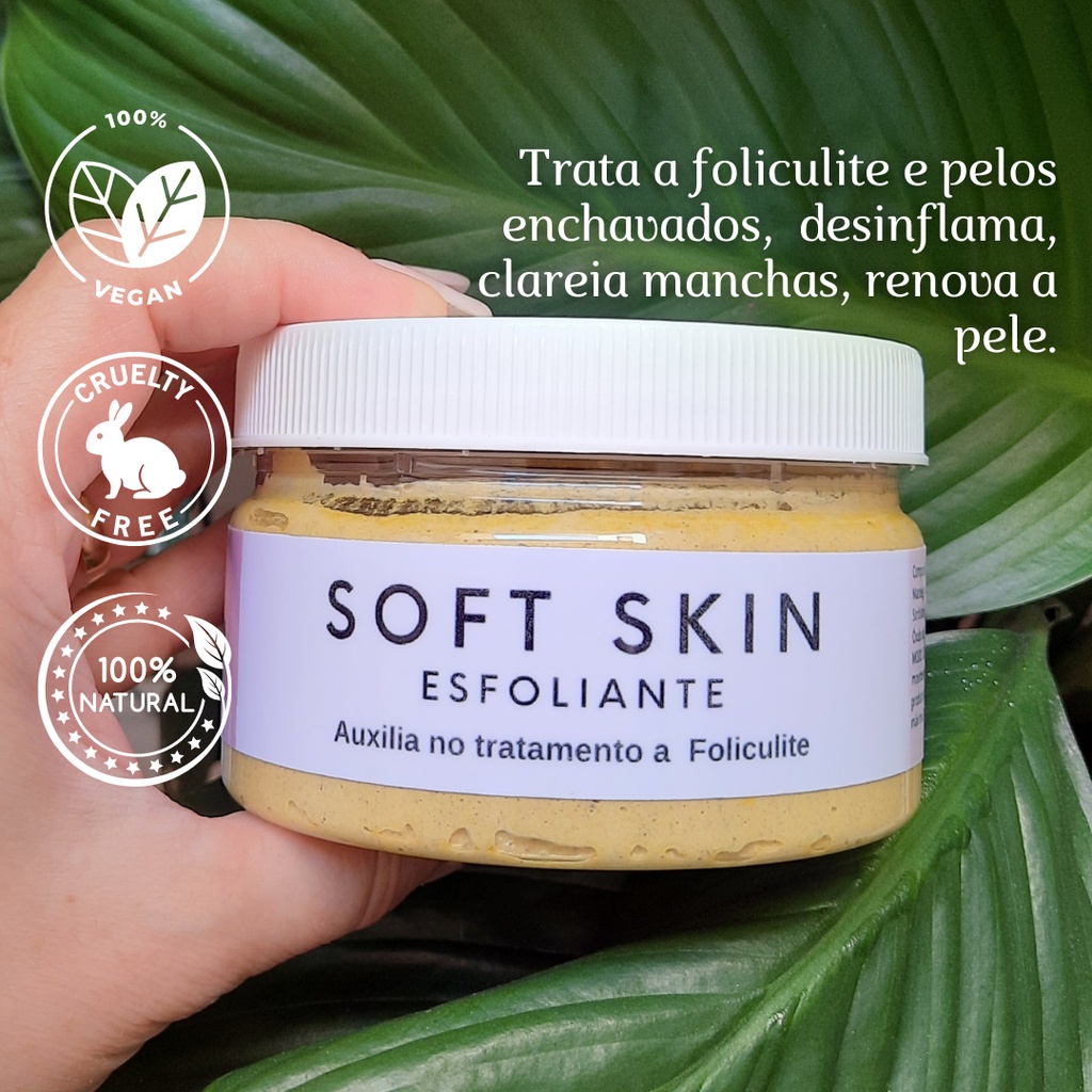 Esfoliante para Foliculite Pelos Encravados Clareador Depilatório ...