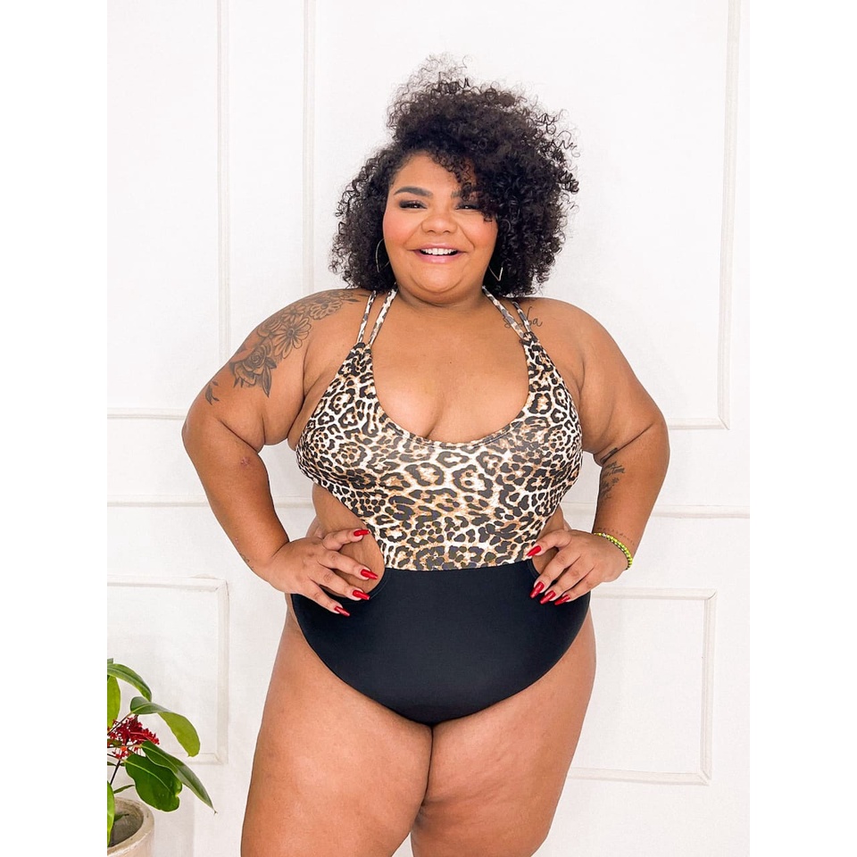 Short para nadar store feminino plus size